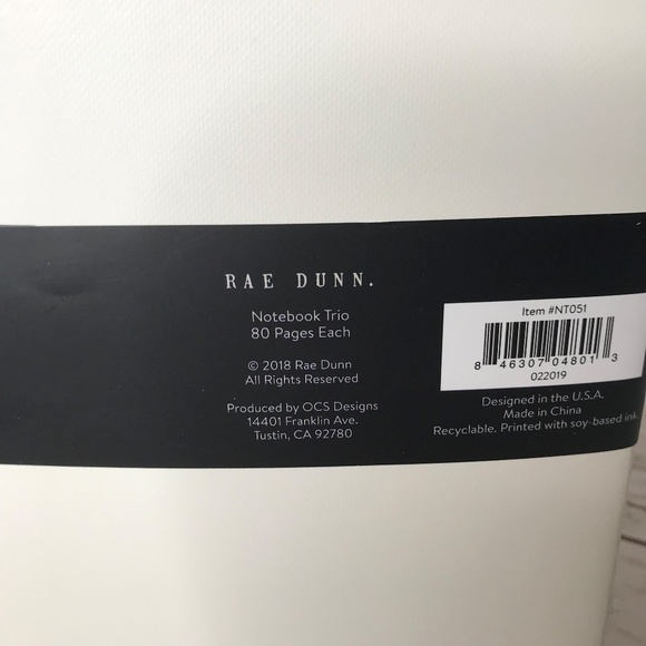 Rae Dunn Faith Hope Love Notebook Trio - Picture 7 of 8